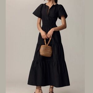 Somerset Maxi Dress Black Anthropologie